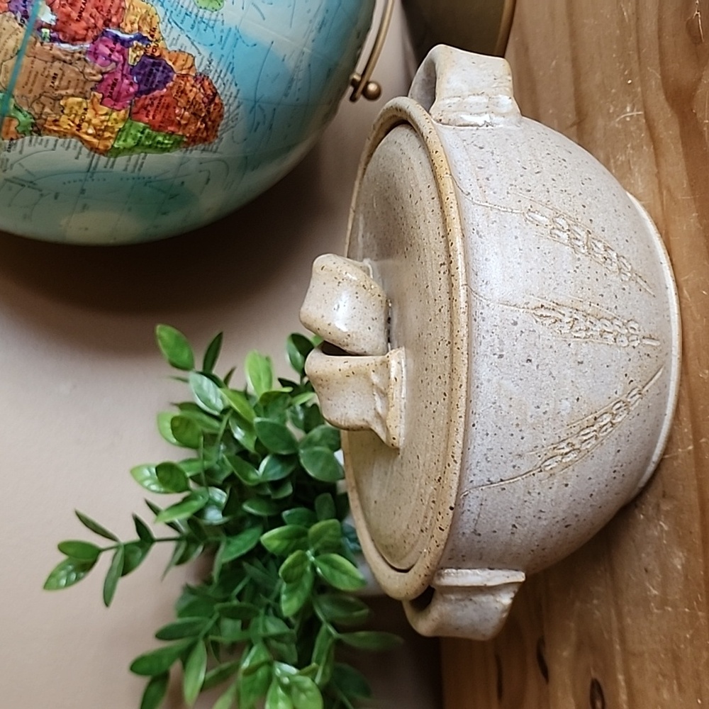 Handcrafted Studio Pottery Ceramic Lidded Pot